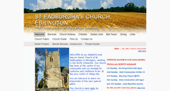 Desktop Screenshot of ebringtonchurch.org.uk