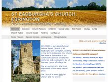 Tablet Screenshot of ebringtonchurch.org.uk